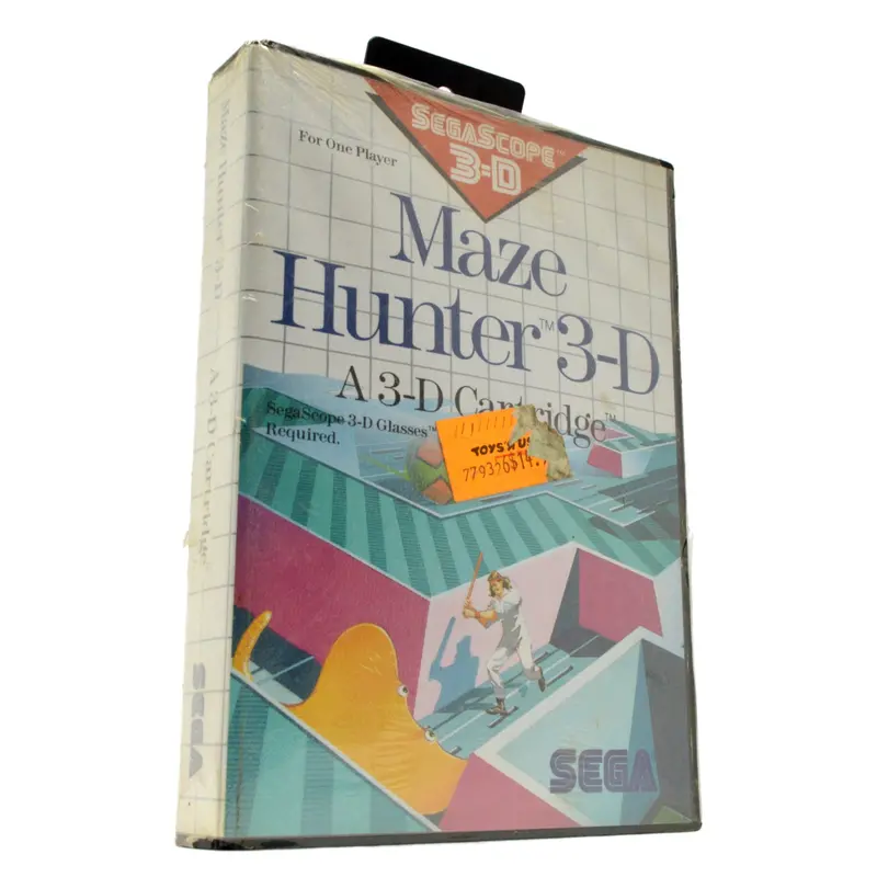 Sealed Sega Master System Game: Maze Hunter 3-D — Sms Segascope Edition (1988) 1