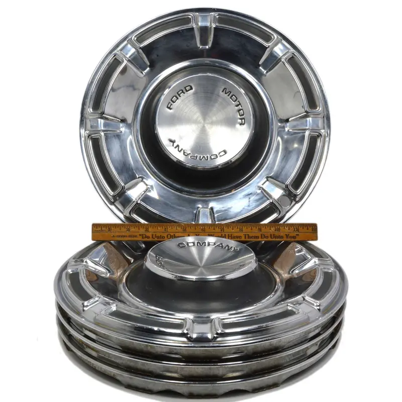 Set Of Four Ford Maverick Hubcaps – 14" Wheel Covers From The 1970S 1