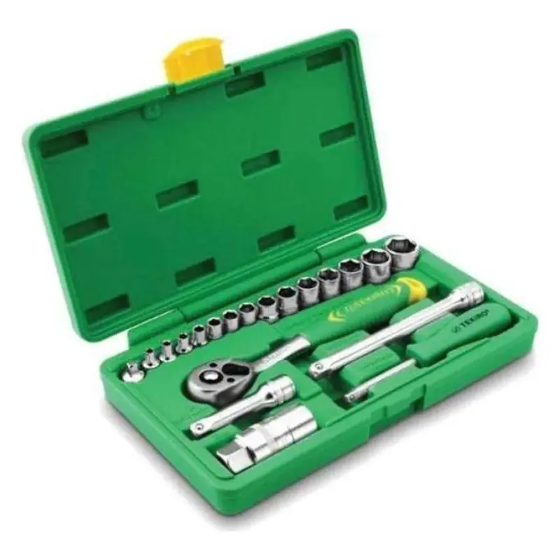 Tekiro Sc-Se0610 Multi-Size Hand Socket Set (1/4", 3/8", 1/2", 3/4") – 21-Piece, 6-Point 1