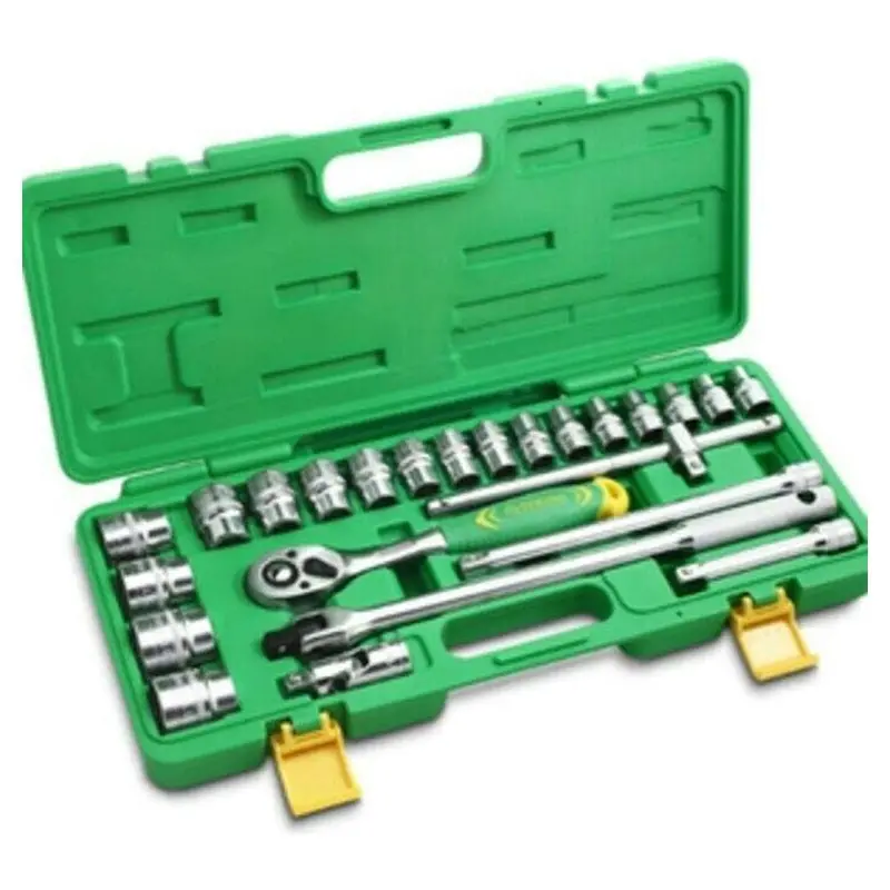 Tekiro Sc-Se0615 1/2" Drive 12-Point Hand Socket Kit – 24-Piece 1