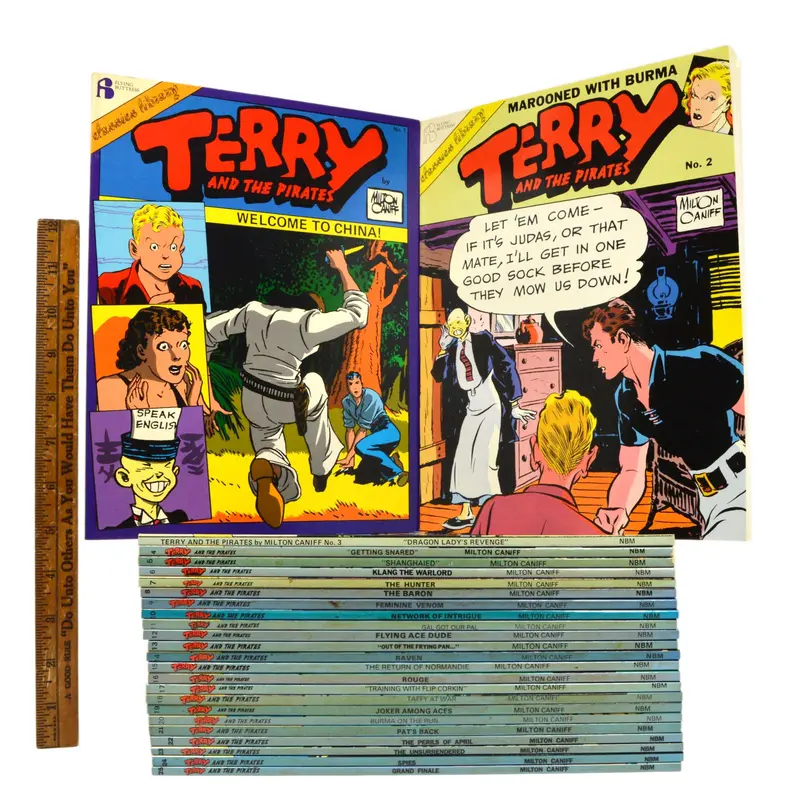 Terry And The Pirates Paperback Set – 25-Vol. Lot, Circa 1986–1992, Very Good Condition 1