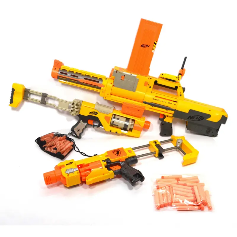 Tested Nerf Deploy, Spectre, And Barricade Blaster Bundle – Extended Clips, 55-Round Capacity 1