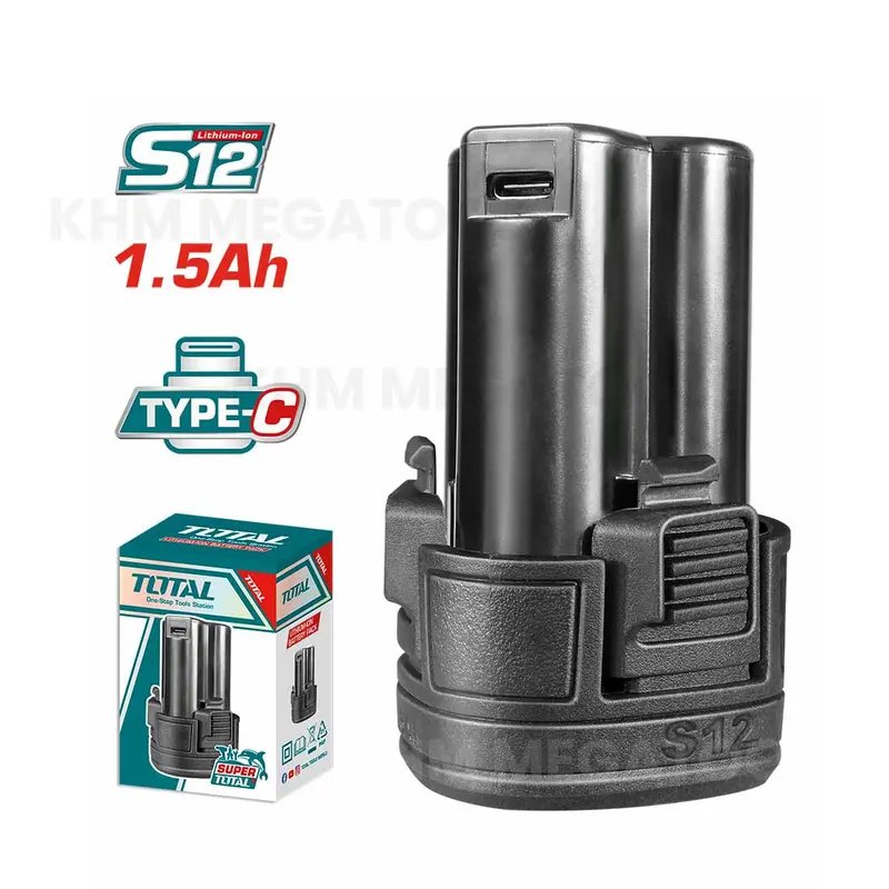 Total Tbli12153 12V 1.5Ah Lithium-Ion Power Pack 1