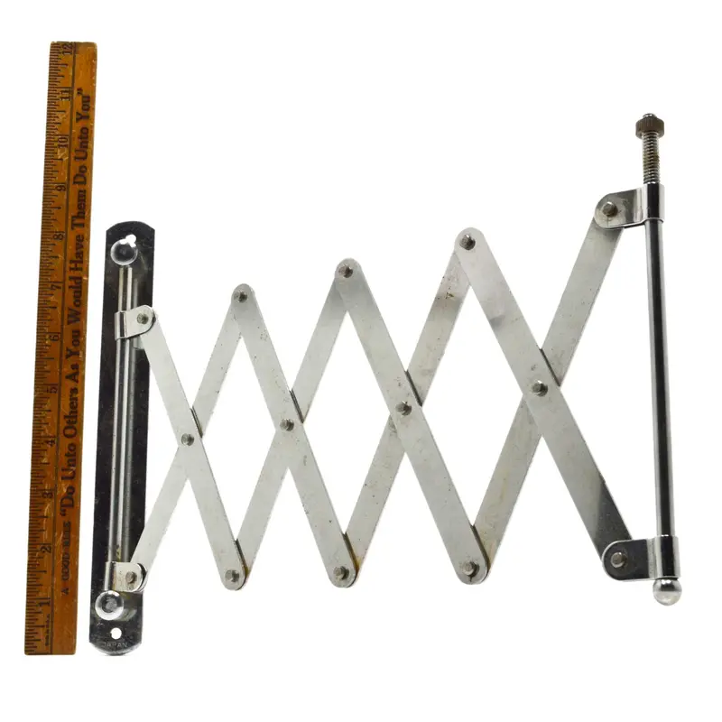 Vintage Japanese Telescoping Wall Bracket For Shaving Mirror — Chrome Finish 1