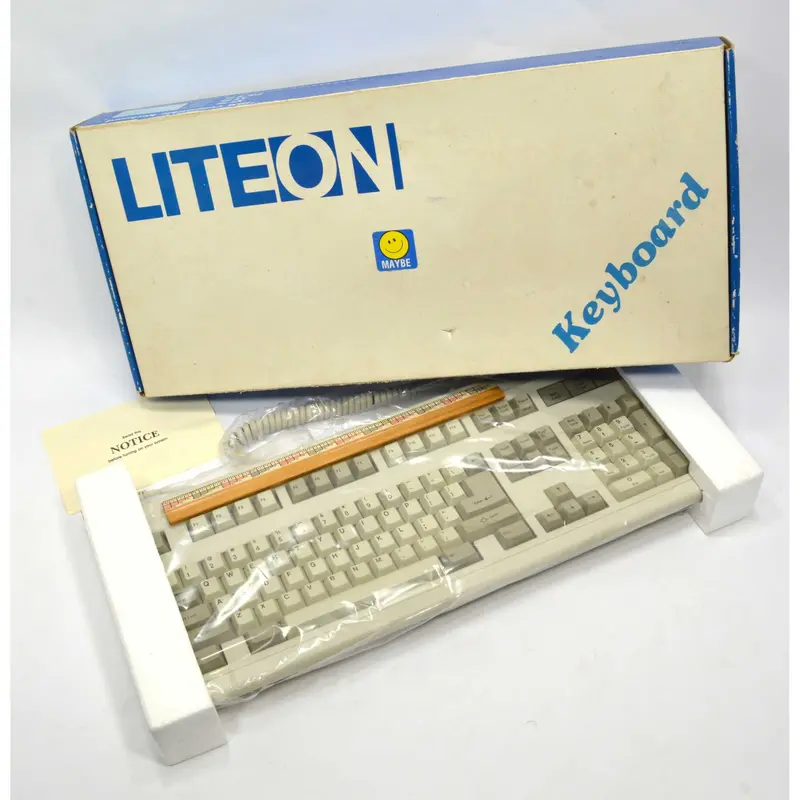 Vintage 'Lite On Keyboard' – Near-Mint Atari/Commodore-Compatible Input Device 1