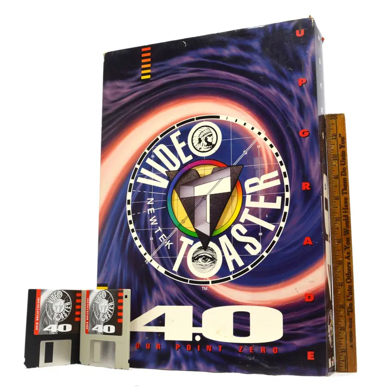Vintage Newtek Video Toaster 4.0 — Includes Original Box And Two 3.5" Floppy Disks (No Cd-Rom) 1