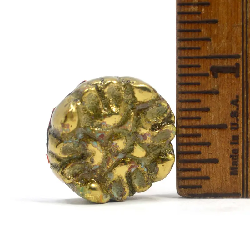 Vintage Solid Brass 3/4" Circles – Adhesive Hardware Discs, Steampunk & Craft Accent Pieces 1