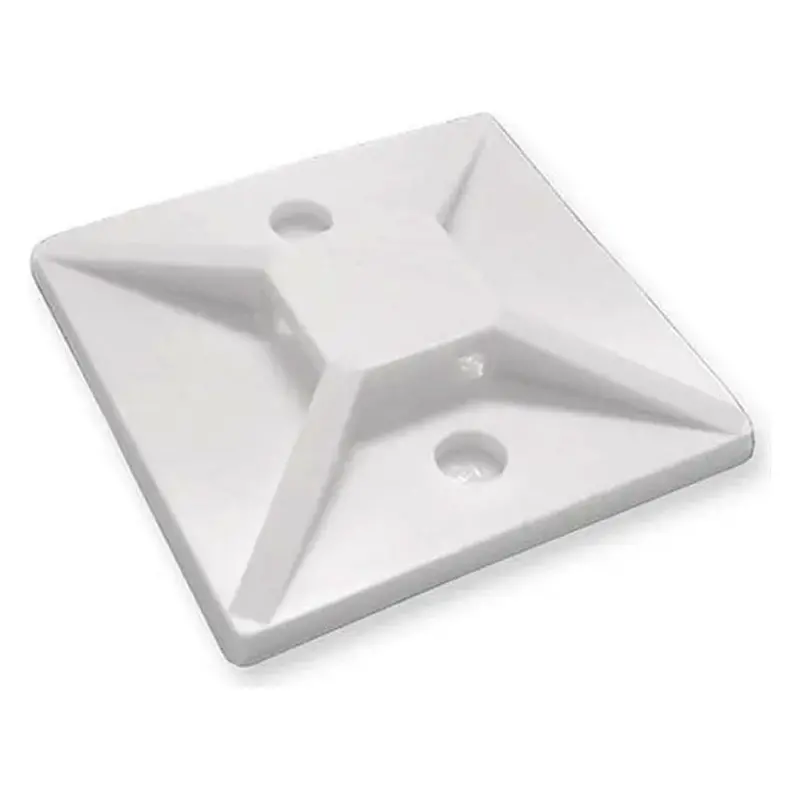 Wadfow 19X19Mm Cable Tie Mount – Self-Adhesive Nylon Bracket Wfj1301 1