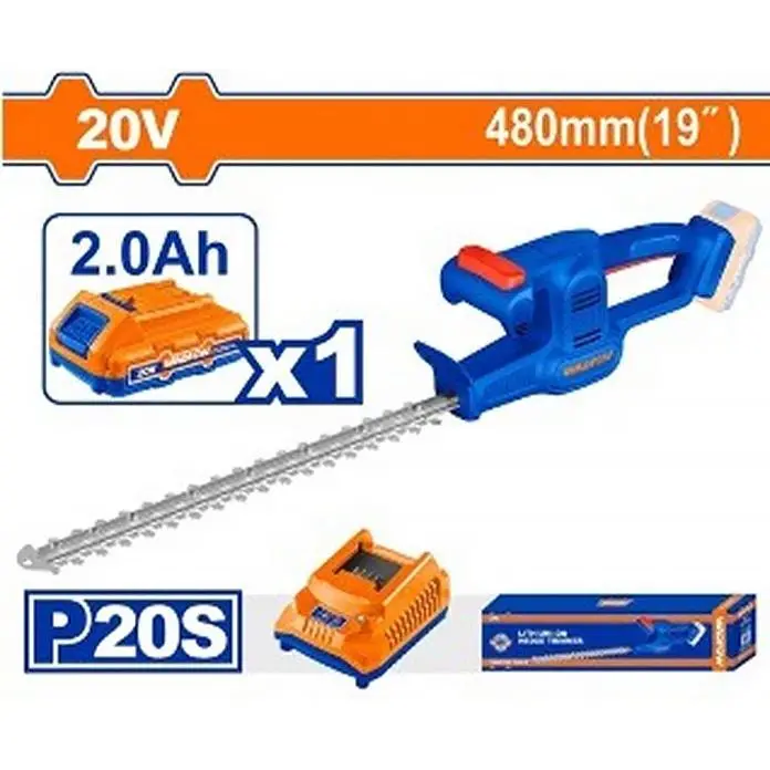 Wadfow 20V Cordless Hedge Trimmer – Li-Ion Powered, Kit Version, Model Wlyp5181 1