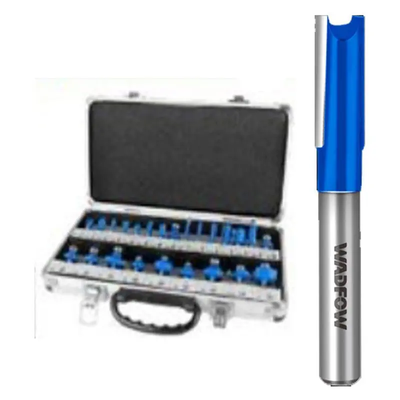 Wadfow 24-Piece Professional 1/2-Inch Shank Router Bit Kit (Uwrg6P21) 1