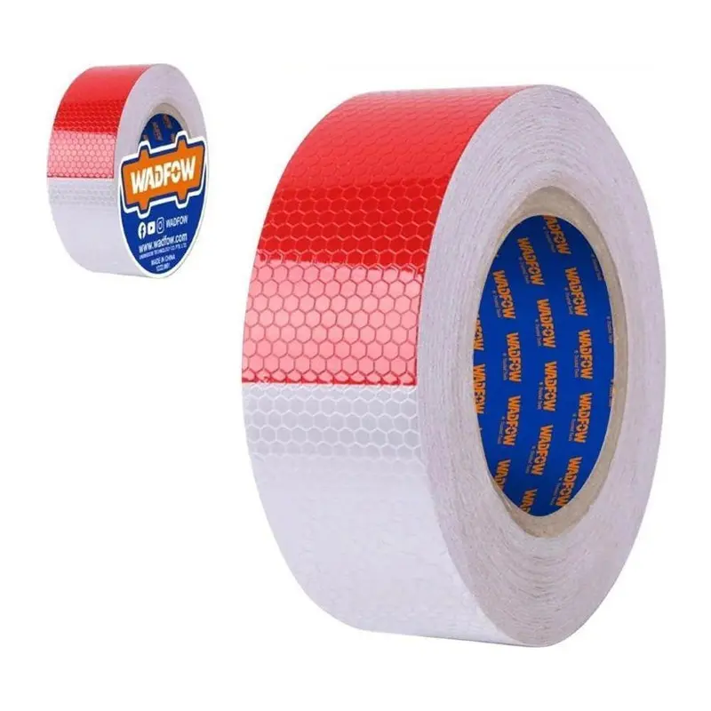 Wadfow 50Mm Pet Reflective Safety Tape – High-Visibility Grade 1