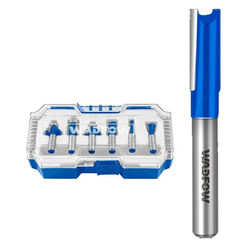 Wadfow 6-Piece 1/4-Inch Shank Router Bit Assortment For Detail Work 1