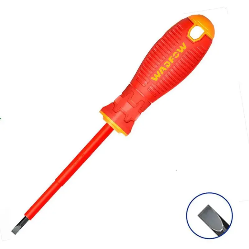 Wadfow Slotted (Flat) Insulated Screwdriver – 5.5Mm X 120Mm 1