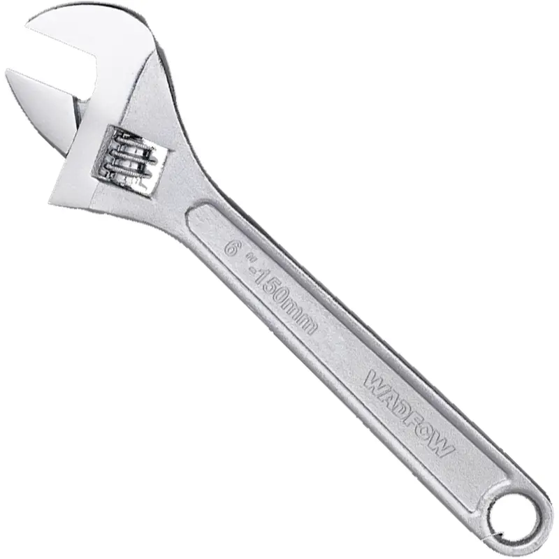 Wadfow Waw Premium Adjustable Wrench With Carbon Steel Finish 1