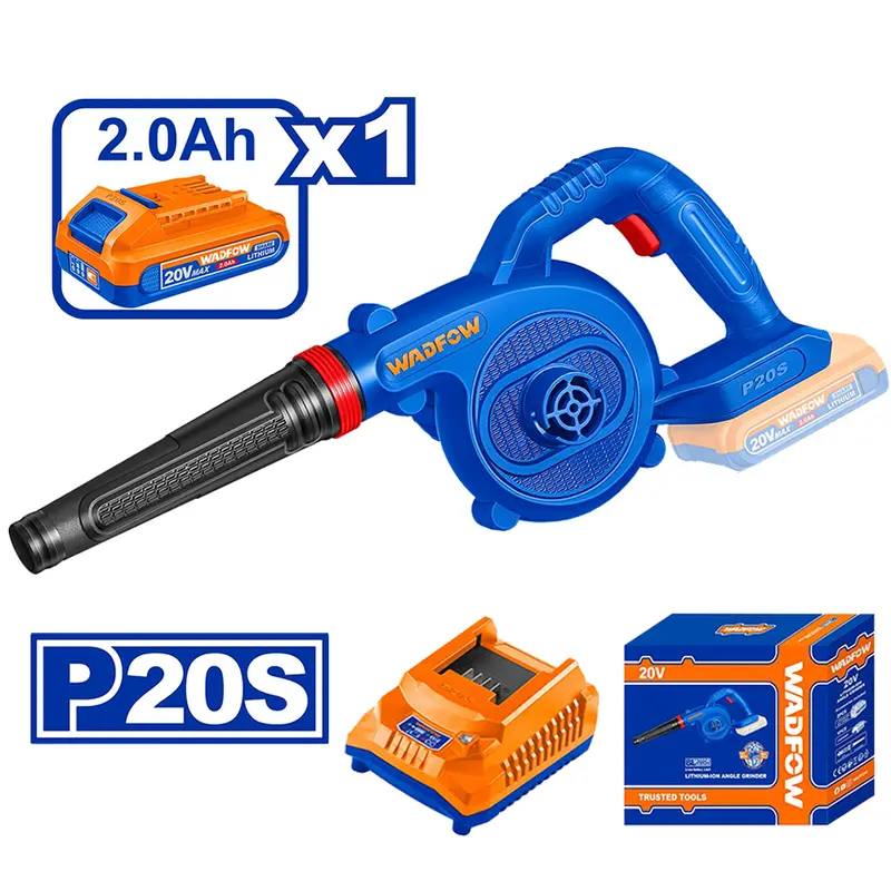 Wadfow Wblp522 20V Cordless Blower – Enhanced Airflow For Debris Removal 1