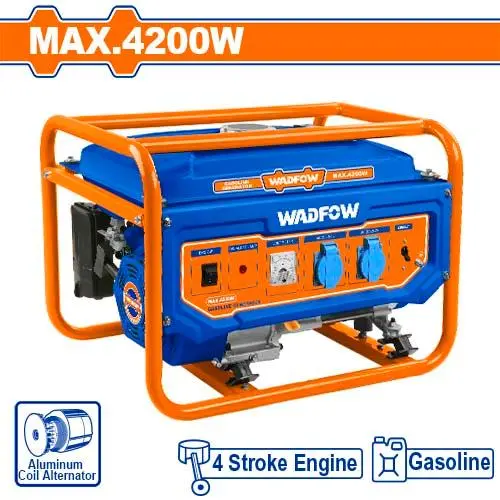 Wadfow Wgeaa056-5P 4.2 Kw Gasoline-Powered Generator 1