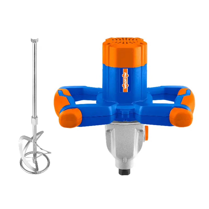 Wadfow Wmx151201P Heavy-Duty Concrete Power Mixer – 1200W Planetary Gear Drive 1