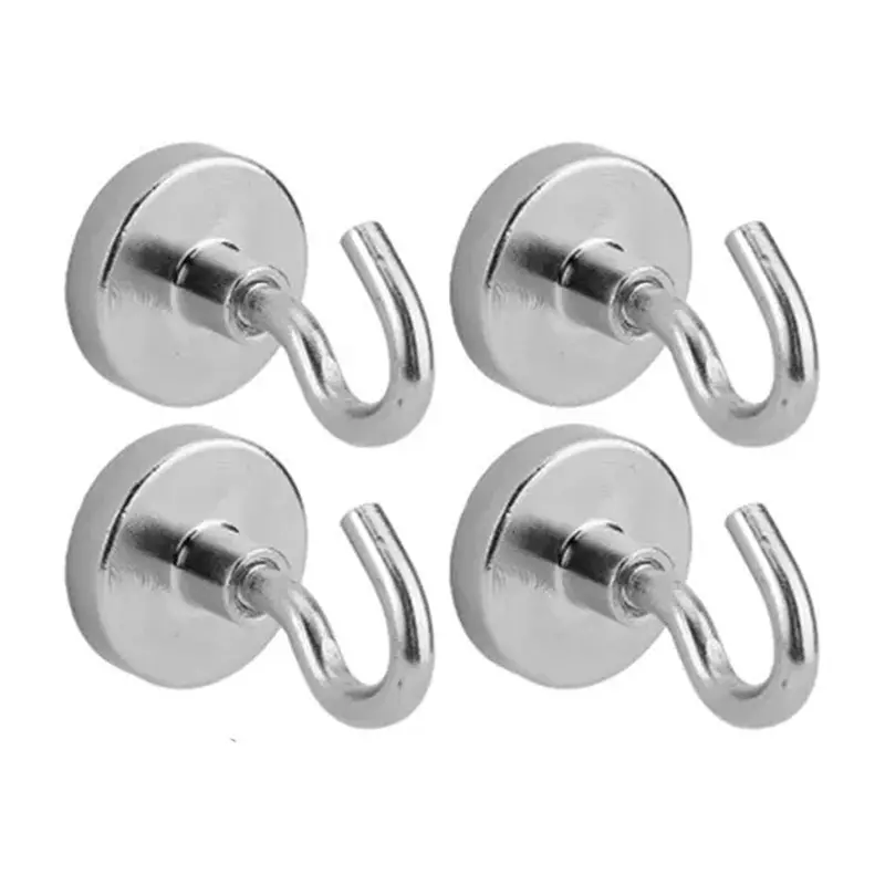 Wadfow Wze2K11 Magnetic Hook Set – 4-Piece Heavy-Duty Organizer 1