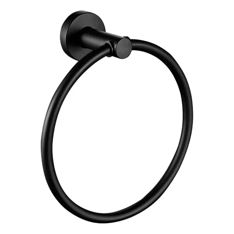 Wadfow Wzg1510 Contemporary Towel Ring With Secure Wall Fixing 1