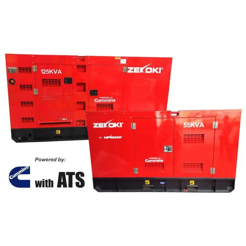 Zekoki Cummins-Powered Silent Diesel Generator With Automatic Transfer Switch 1