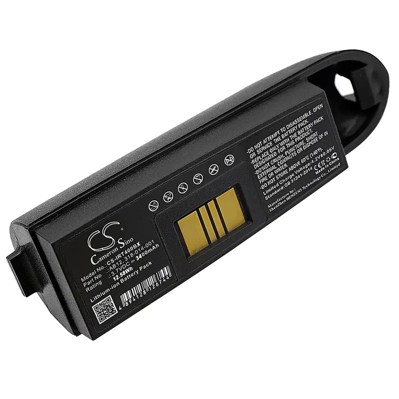 3.7V 3400Mah Barcode Scanner Battery For Intermec Ip3 & Ip4 Devices – 12.58Wh 1