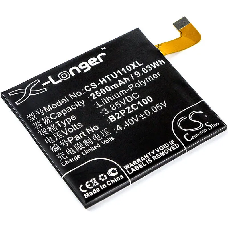 3.85V 2500Mah Li-Polymer Smartphone Battery For Htc Devices (35H00271-00M, 2Pzc Series) – 9.63Wh 1