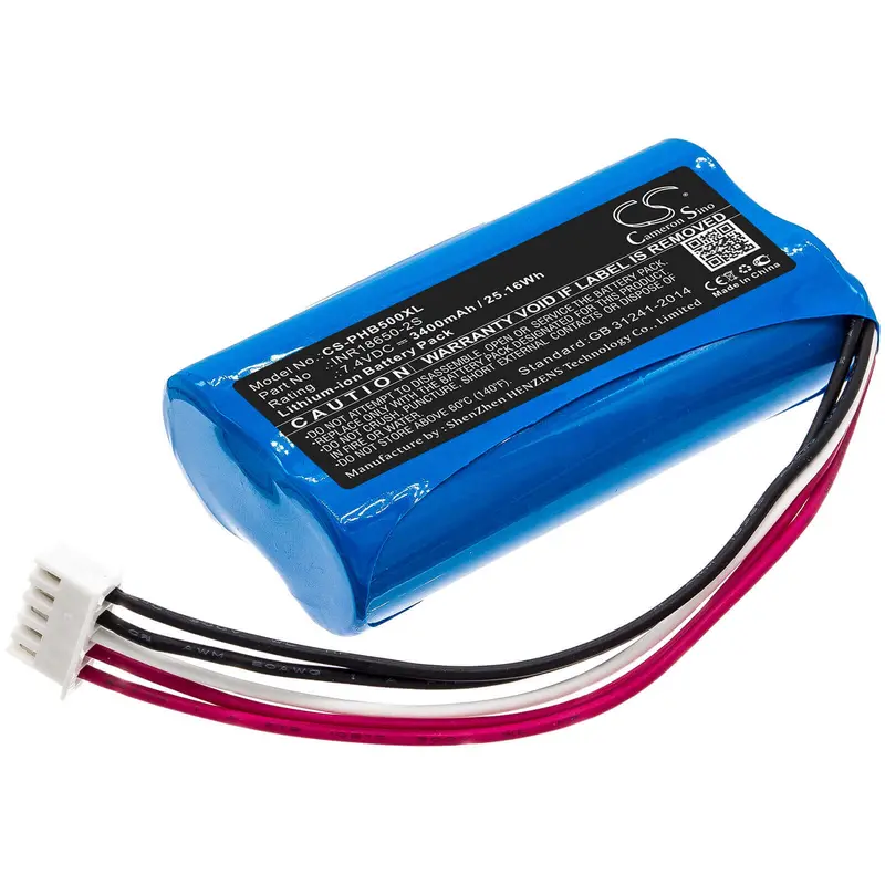 7.4V 3400Mah Li-Ion Speaker Battery For Philips Sb500M And Sb500M/00 Soundbars 1