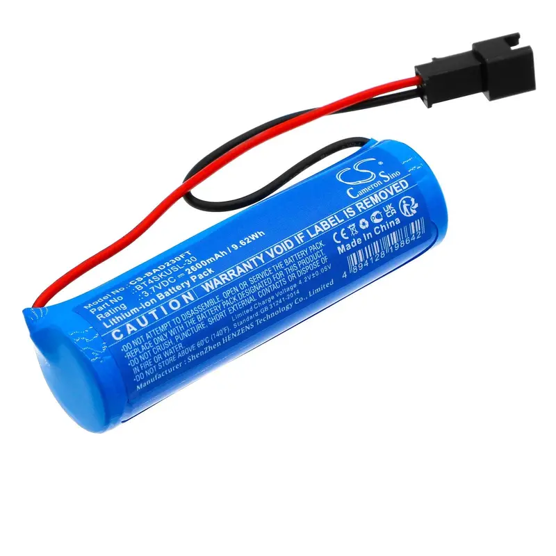 Bizlander Solar Light Battery – 3.7V Li-Ion, 2600Mah (9.62Wh) For 2W30Led Bt4Skusl-30 1