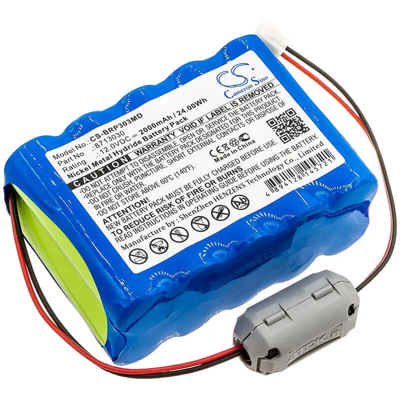 Braun Perfusor Space Medical Battery – 12.0V Ni-Mh, 2000Mah (24.00Wh), Fits 8713030 1