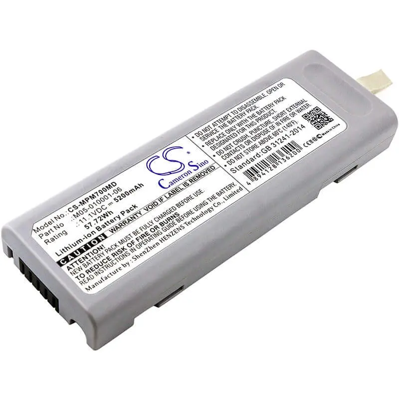 Ge & Mindray Medical Device Battery – 11.1V 5200Mah Li-Ion (57.72Wh), Compatible With 0146-00-0069 1