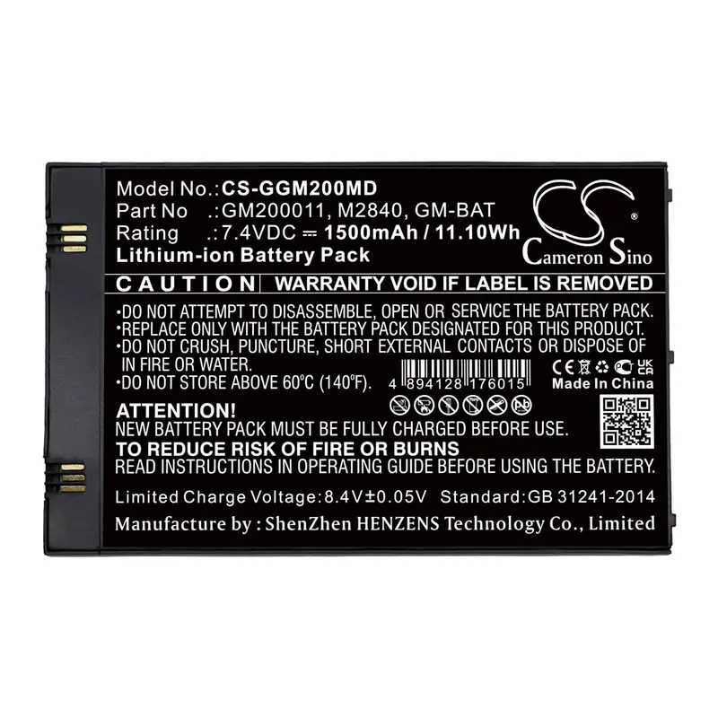 Ge Vscan Ultrasound Battery – 7.4V Li-Ion, 1500Mah, 11.10Wh (Replaces Gm200011, Echographe Scan) 1