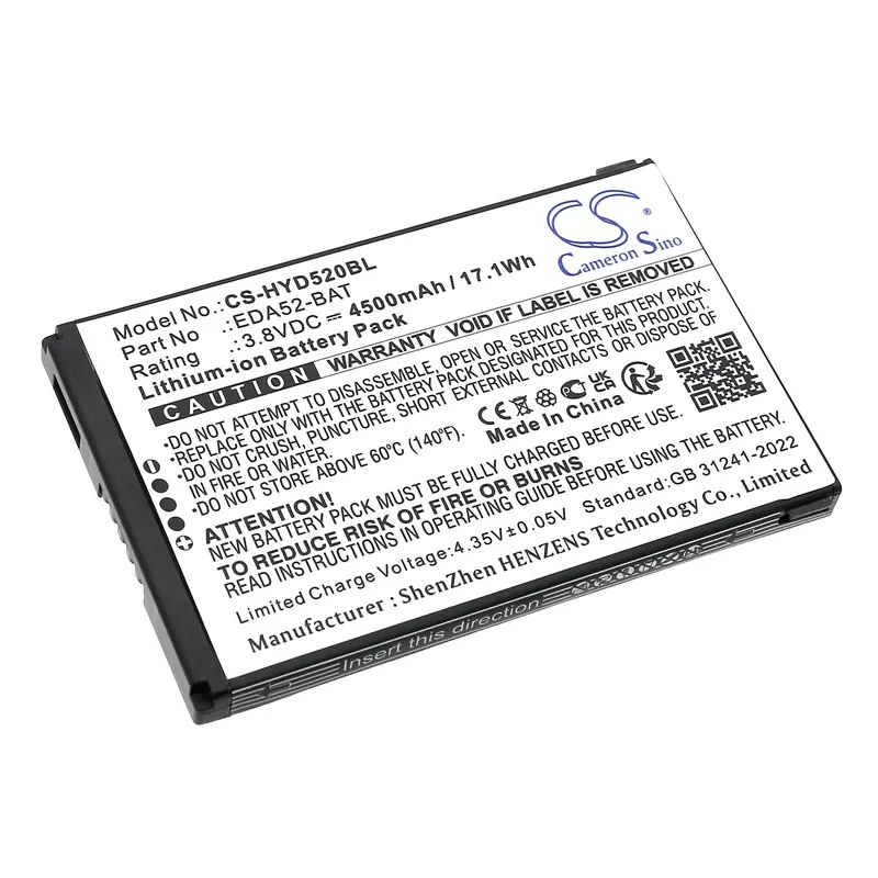 Honeywell Scanpal Eda52 Barcode Scanner Battery – 3.8V 4500Mah Li-Ion (17.1Wh) 1