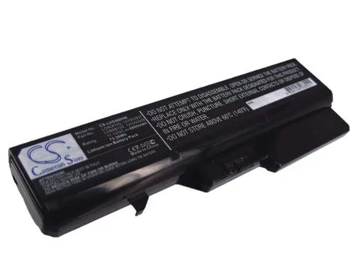 Lenovo Ideapad G460/B470 Series Laptop Battery – 11.1V 6600Mah Black 1