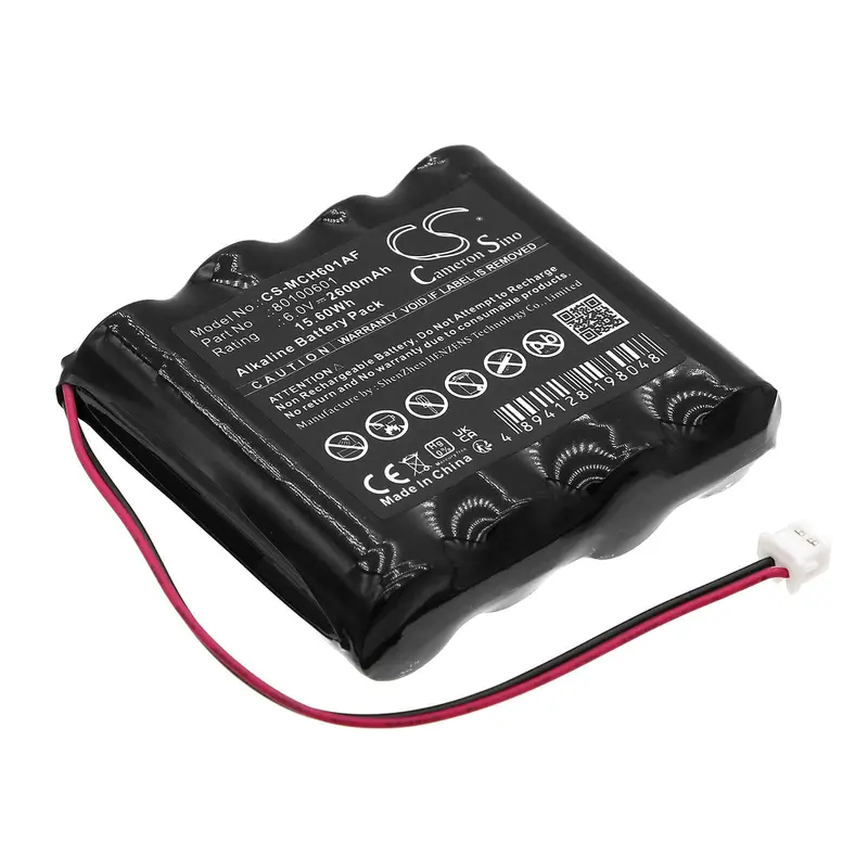 Messerschmitt Automatic Door Alkaline Battery – 6.0V 2600Mah (15.6Wh), Compatible With 80100601 1