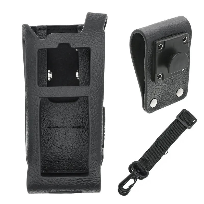 Motorola Mtp3000/Mtp3100 Rugged Carry Case – Hard Leather Design 1