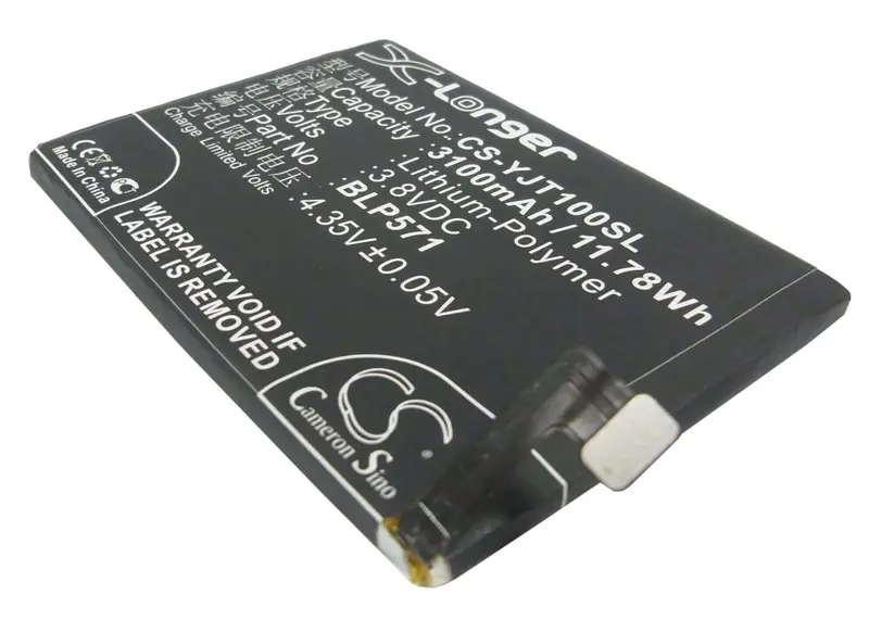 Oneplus Bl-P571 Smartphone Battery – 3.8V 3100Mah Li-Polymer (A0001, Oneplus One, 11.78Wh) 1