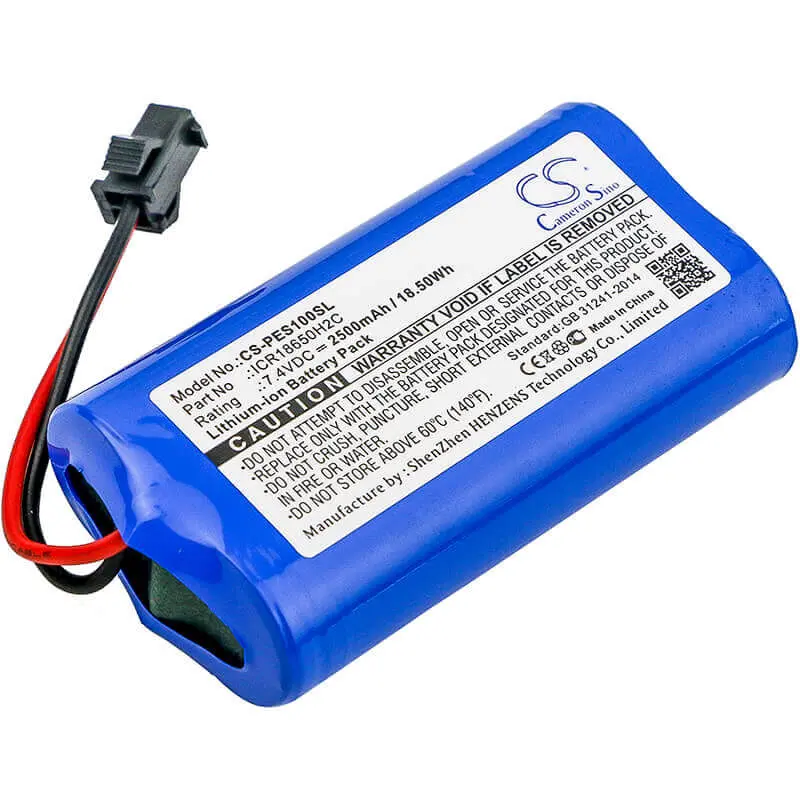 Peugeot Elis Kitchen Timer Battery – 7.4V 2500Mah Li-Ion (Icr18650H2C, 18.5Wh) 1