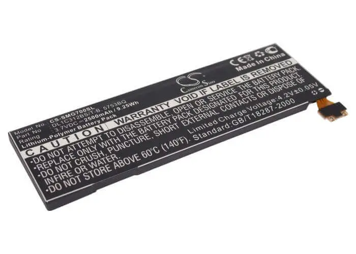 Samsung Galaxy Player 5.0 & Yp-G70 Replacement Battery – 3.7V 2500Mah Li-Polymer (9.25Wh) 1