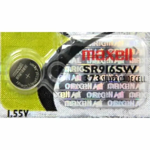Sr916Sw Silver Oxide Button Cell – 1.55V Watch Battery Replacement 1