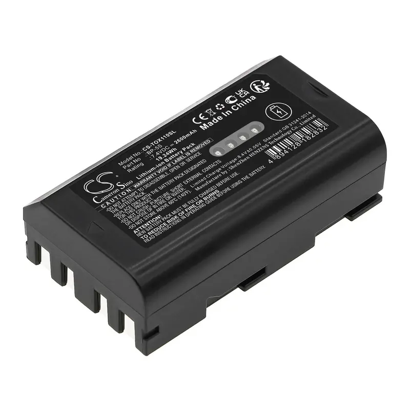 Surveying Equipment Battery – 7.4V 2600Mah Li-Ion (19.24Wh) For Topcon, Leica, Qianxun, South, Bp-5S, Cs07 1