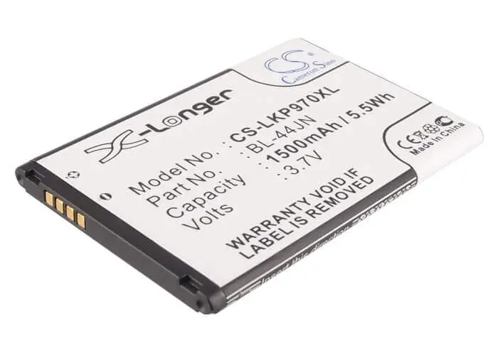T-Mobile/Alltel/Metropcs Lg Smartphone Battery – 3.7V 1500Mah Li-Ion (5.55Wh), Icp5/44/65 Compatible 1