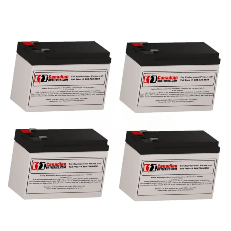 Tripp Lite Smart3000Rm2Un Ups Replacement Pack – 4× 12V 7Ah Sla Batteries (84Wh Total) 1