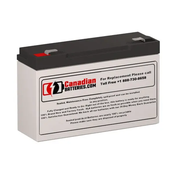 Universal Power Up10-6 Replacement Battery – 6V 10Ah Sla With F2 Terminals 1