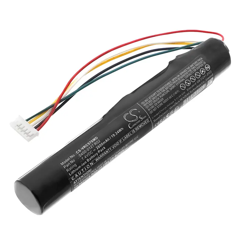 Verathon Medical Battery Replacement – 7.4V Li-Ion, 2600Mah, 19.24Wh (Fits 0400-0127 R02, 0400-0102, B-Vm02H223L-R) 1