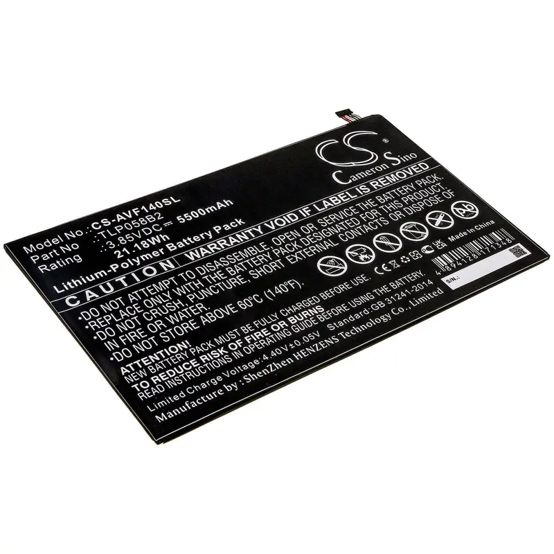 Vodafone Tab Prime 7 Tablet Battery – 3.85V Li-Polymer, 5500Mah, 21.18Wh 1