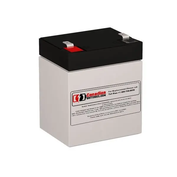 Yuasa Rew28-12 Replacement Battery: 12V, 5Ah, F2 Terminal Configuration 1